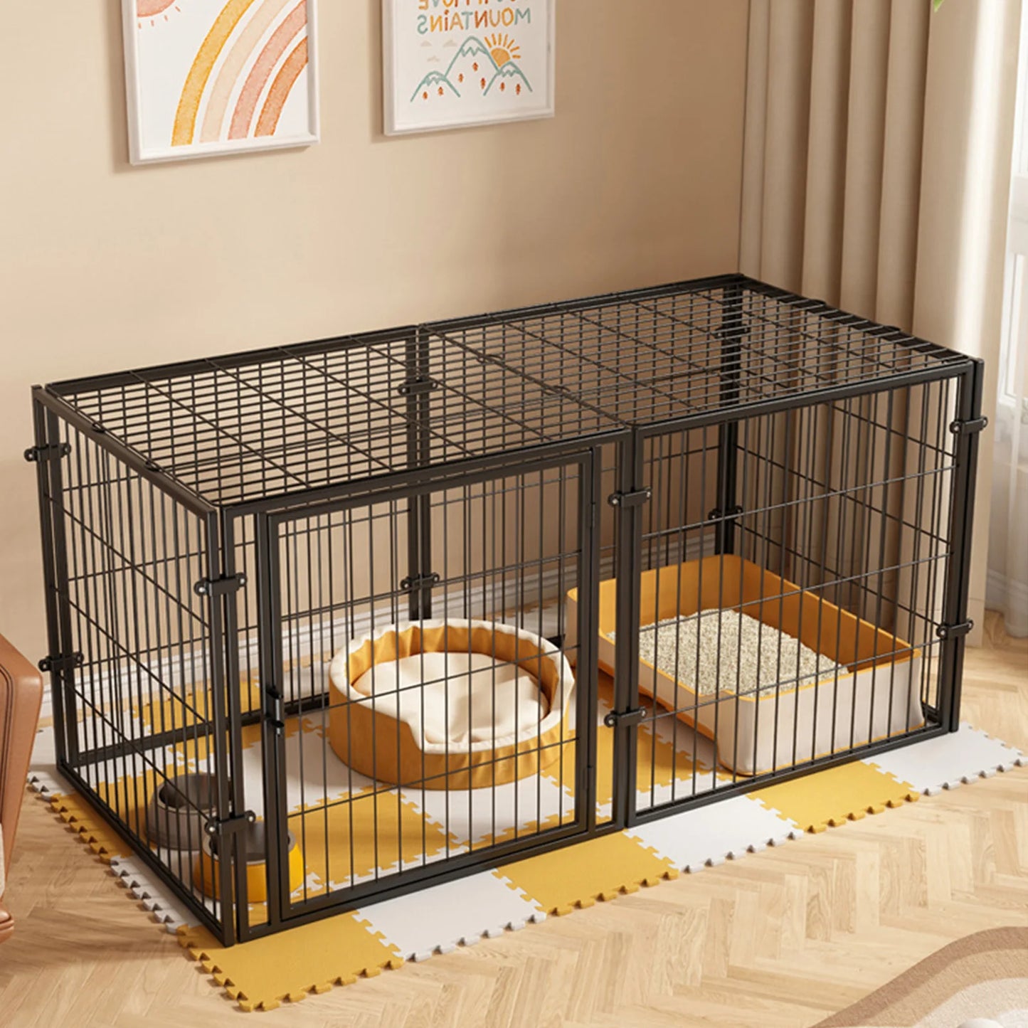 48In Heavy Duty Stackable Pet Kennel