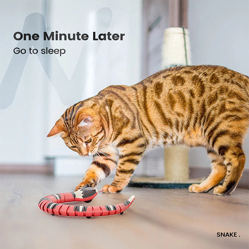 Automatic Smart Sensing Snake for Pet Play
