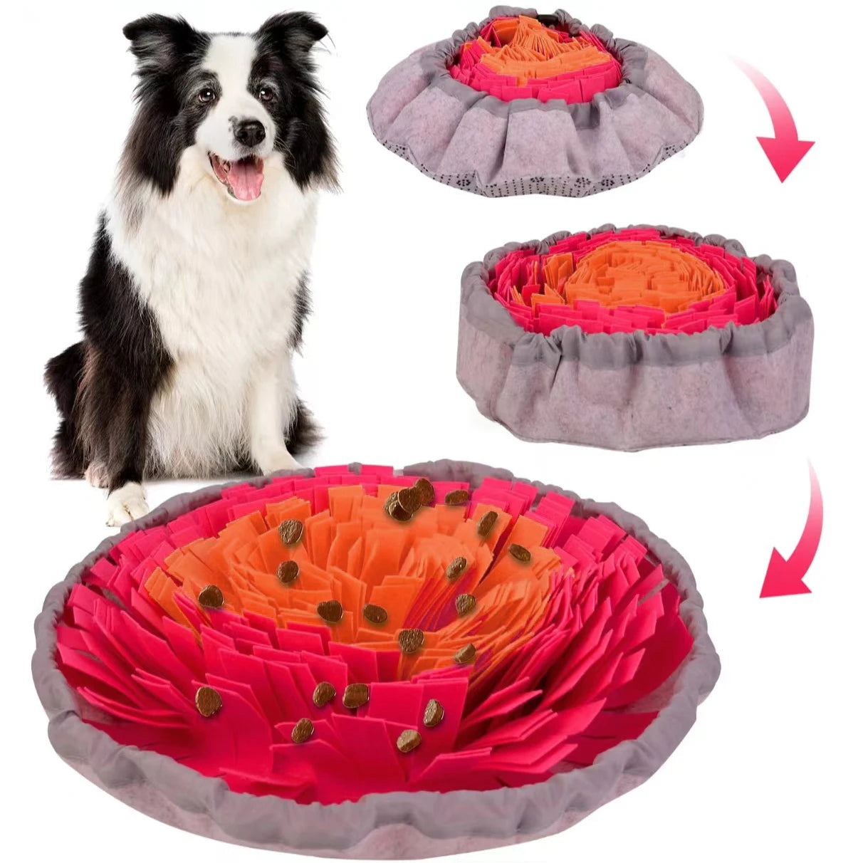 Washable Felt Pet Slow Feeding Mat