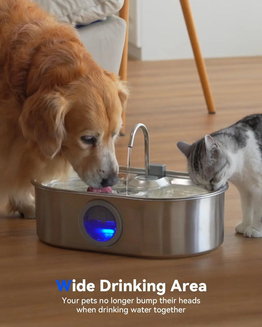 13L Stainless Steel Pet Fountain