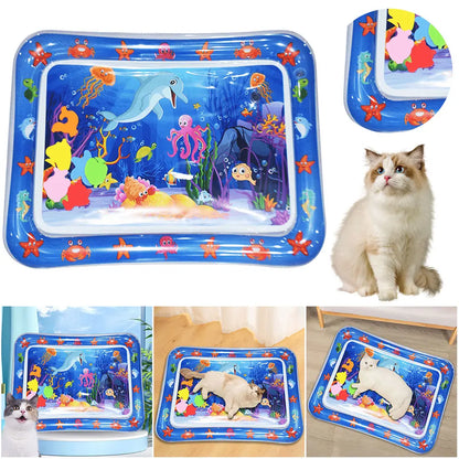 Sensory Water Play Mat with Fish