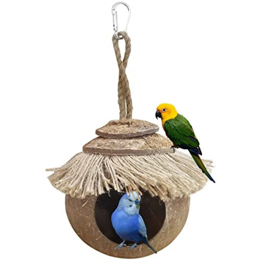 Coconut Natural Hide Hanging Birdhouse