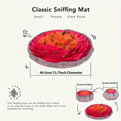 Washable Felt Pet Slow Feeding Mat