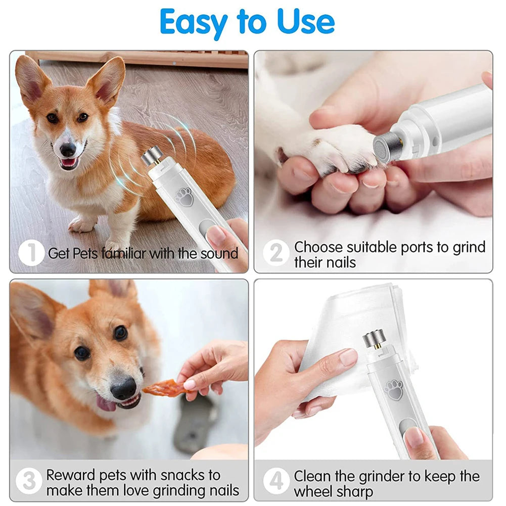 Rechargeable 2 Speed Pet Nail Grinder/Polisher