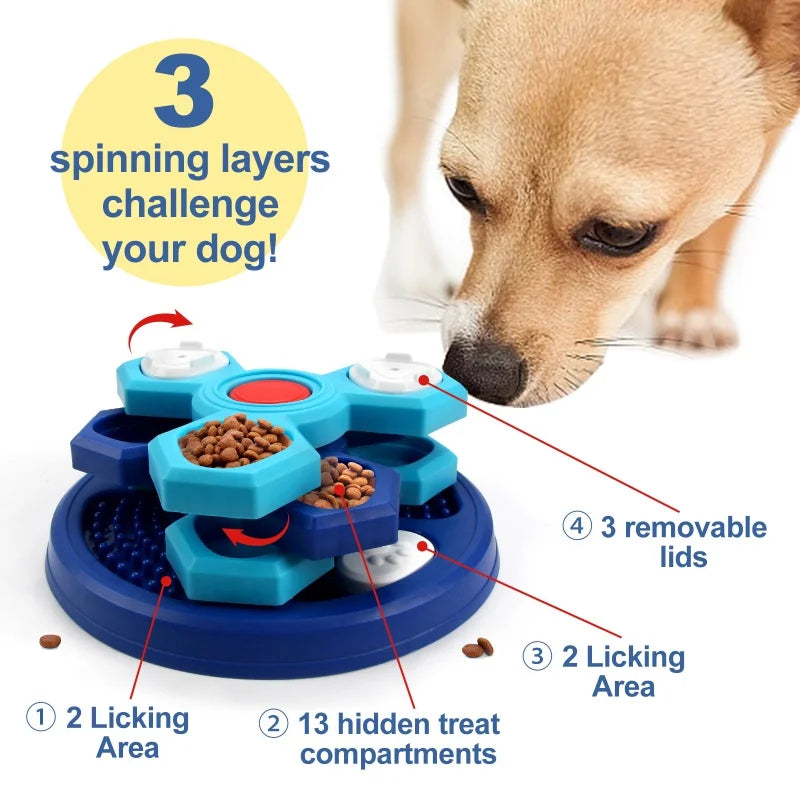 Interactive Feeding Puzzle Pet Training Toy
