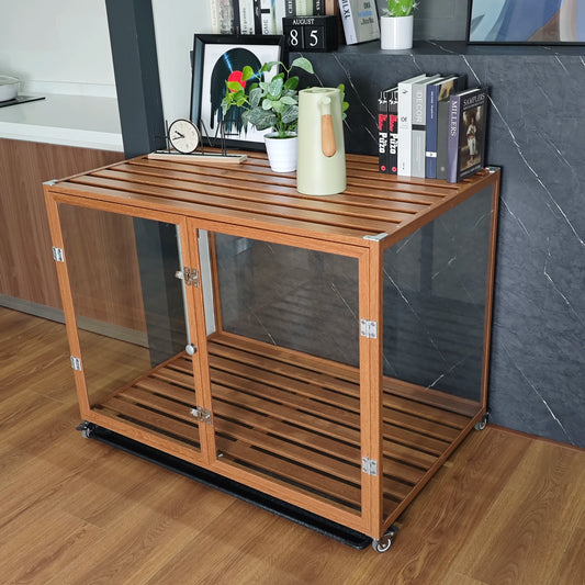 Bingopaw Transparent Pet Crate, Indoor or Outdoor Use